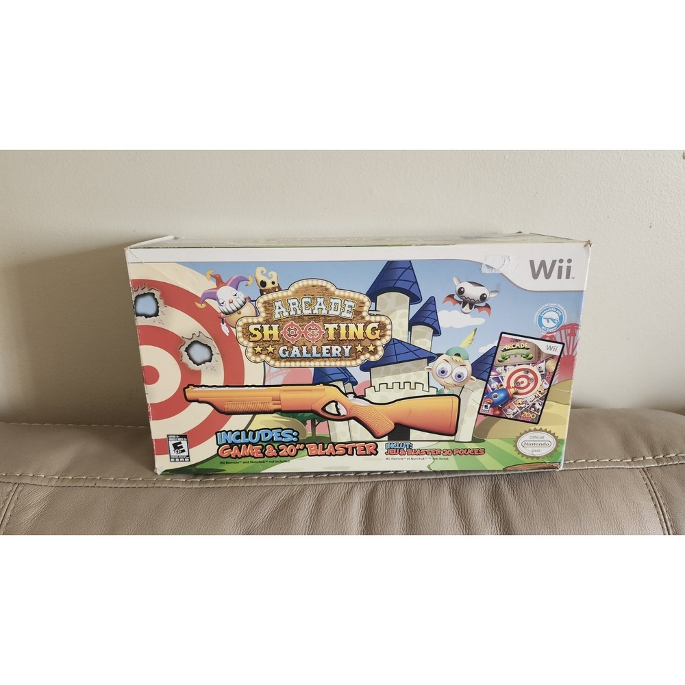 Wii Arcade Shooting Gallery New; Open Box